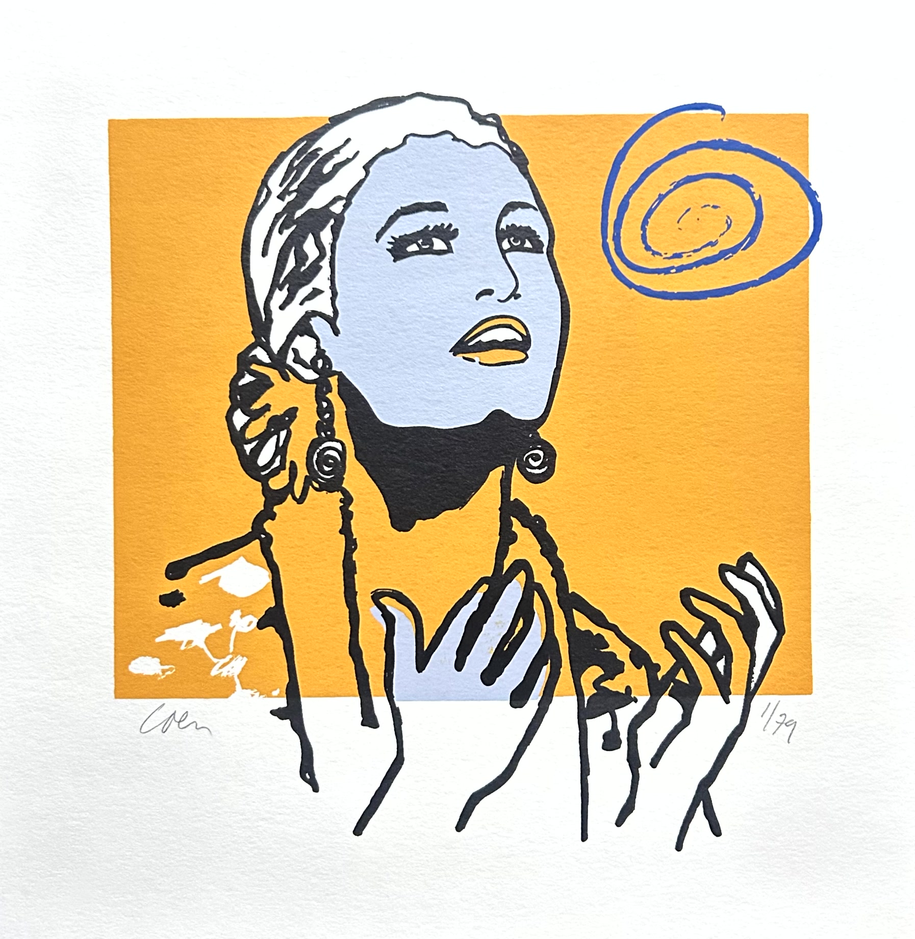 Evita — oranje van Coen Blankwaard