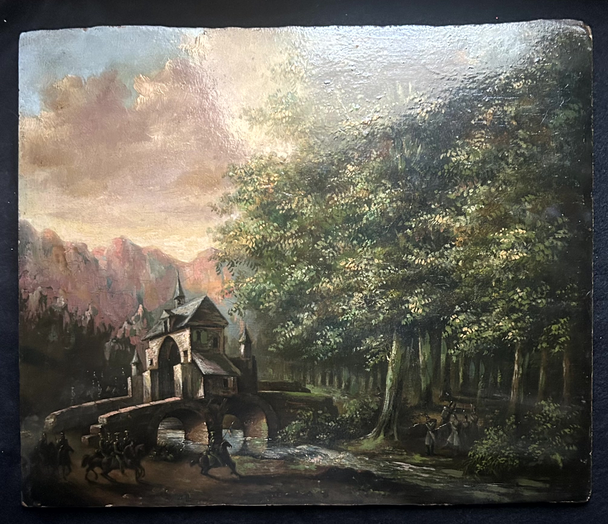 Landschap 1 van Kunstenaar onbekend