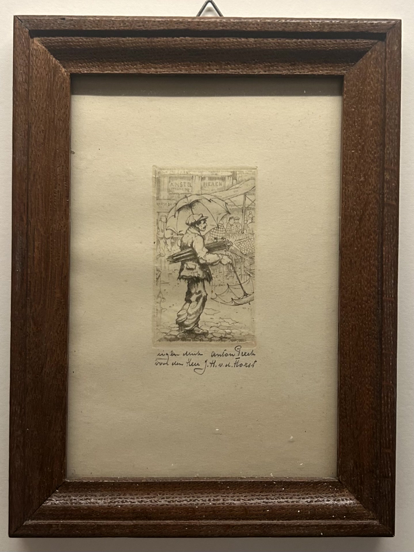Joods paraplumannetje van Anton Pieck