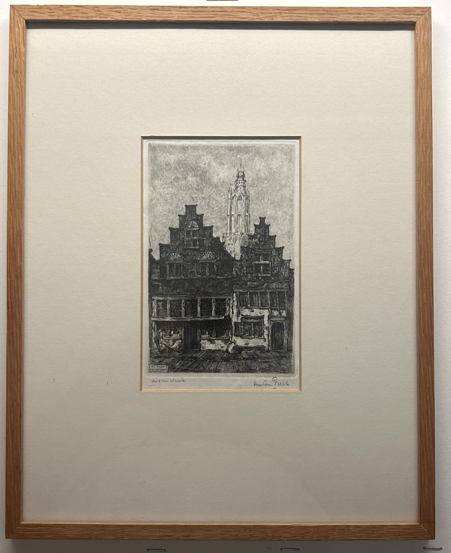 Onze Lieve Vrouwetoren 2 van Anton Pieck